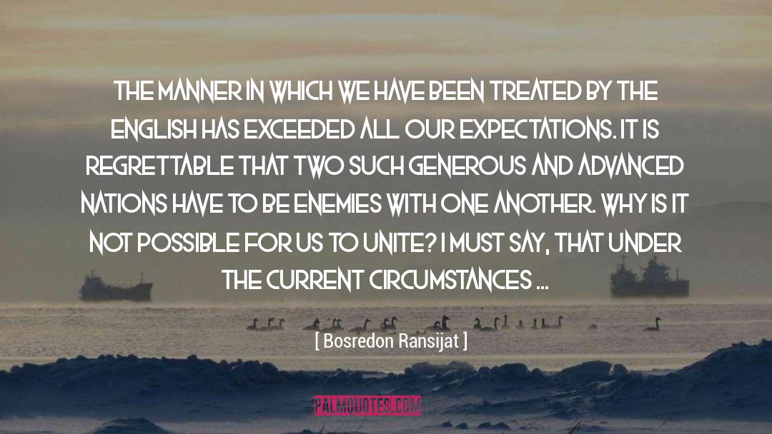 Enemies And Opposition quotes by Bosredon Ransijat