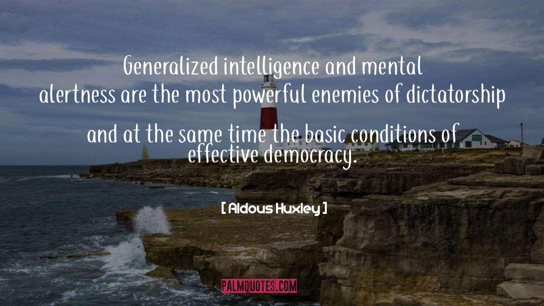 Enemies And Tolerance quotes by Aldous Huxley