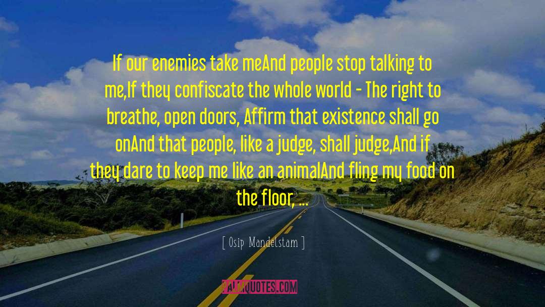 Enemies On Tap quotes by Osip Mandelstam