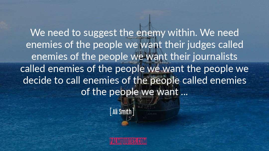 Enemy Within quotes by Ali Smith