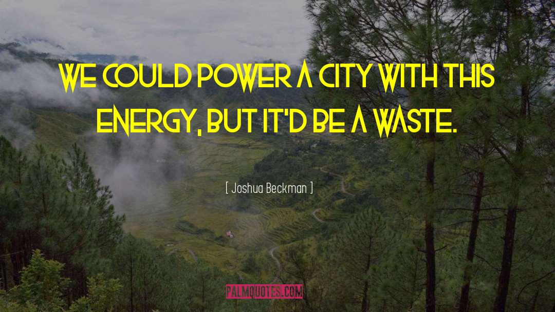 Energy Alignment quotes by Joshua Beckman