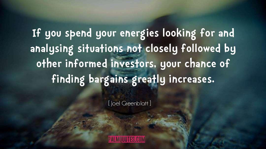 Energy And Determination quotes by Joel Greenblatt