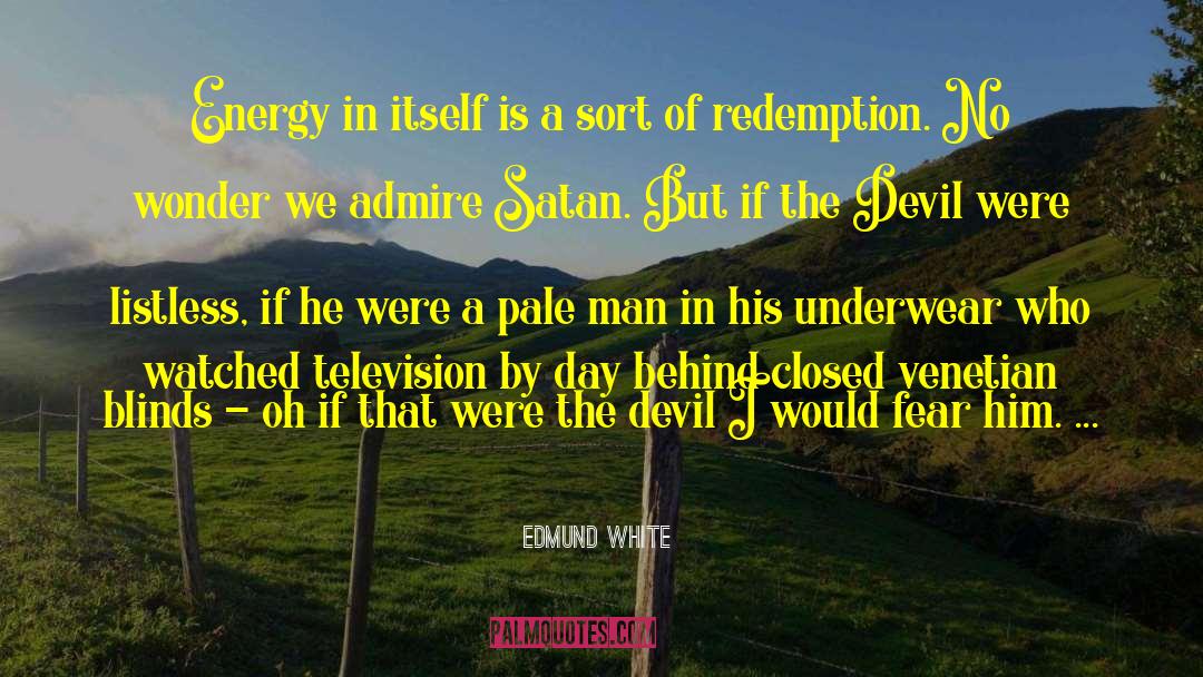 Energy Behind Creation quotes by Edmund White