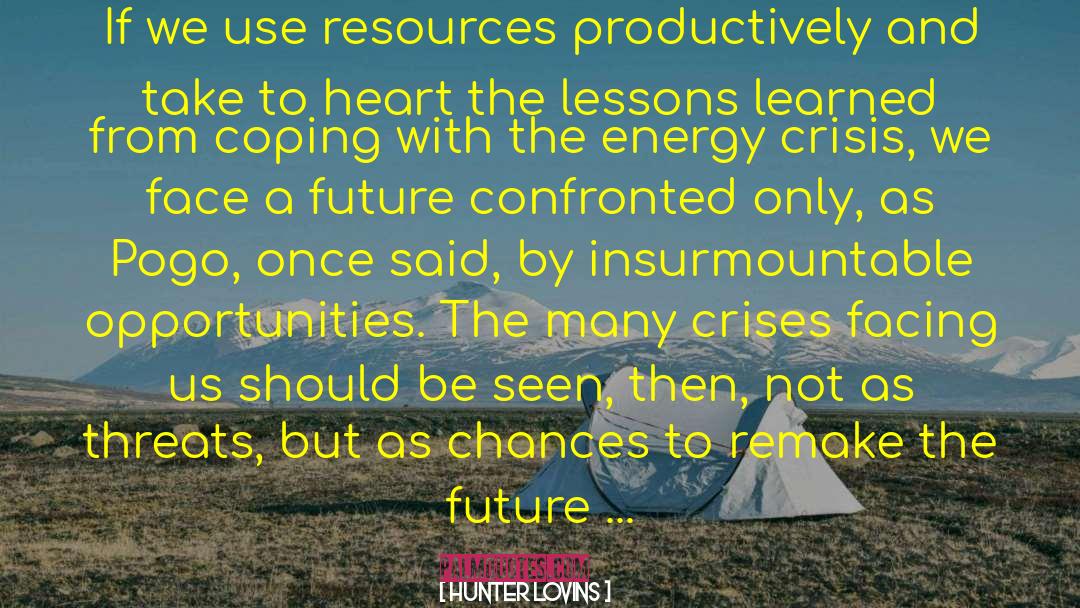 Energy Crisis quotes by Hunter Lovins