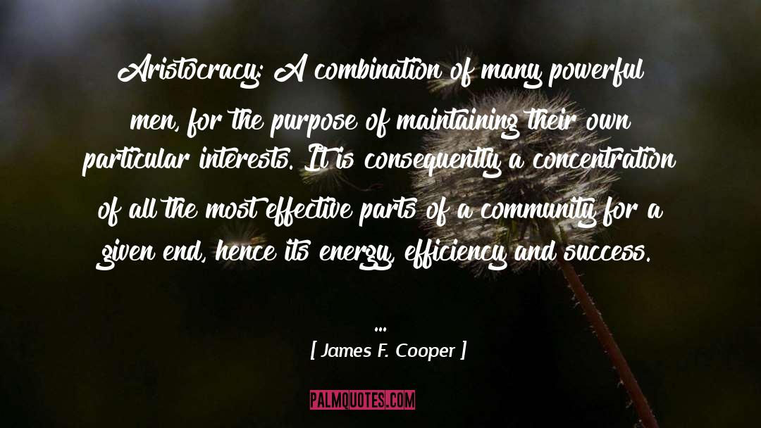 Energy Efficiency quotes by James F. Cooper