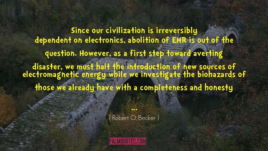 Energy Efficiency quotes by Robert O. Becker