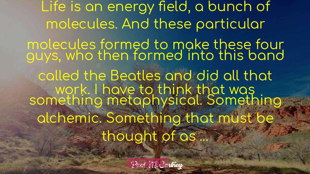 Energy Field quotes by Paul McCartney