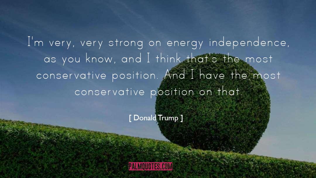 Energy Independence quotes by Donald Trump