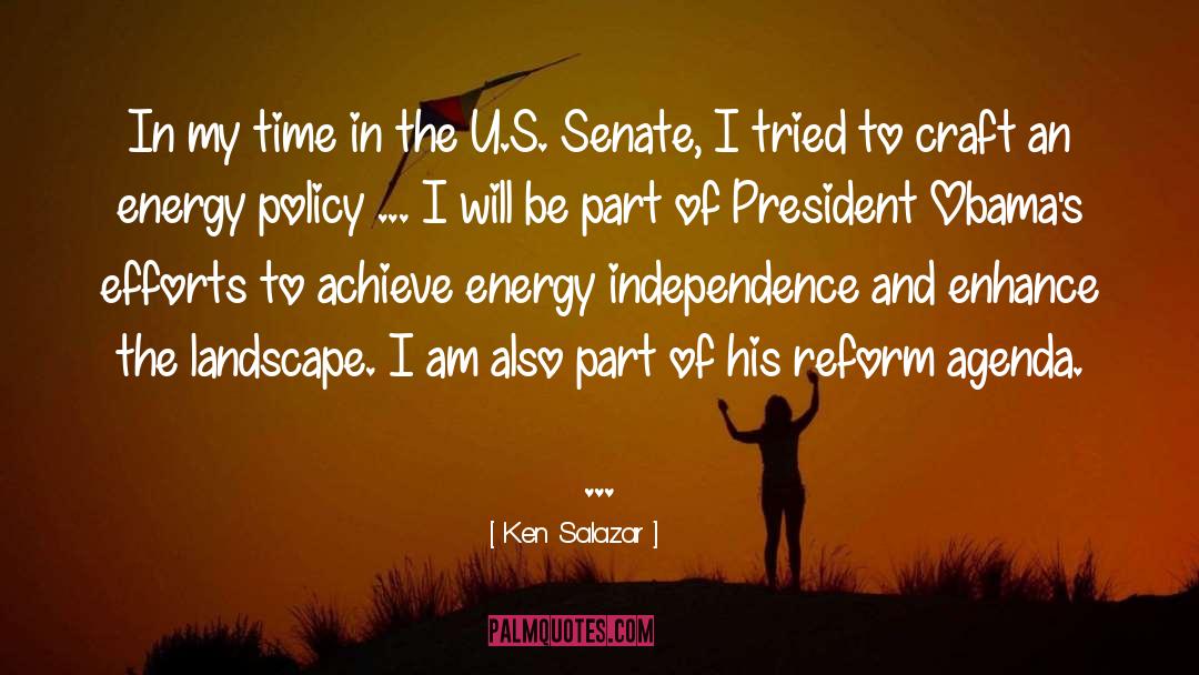 Energy Independence quotes by Ken Salazar