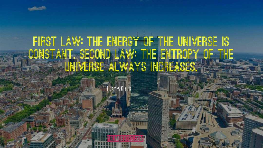 Energy Of The Universe quotes by James Gleick