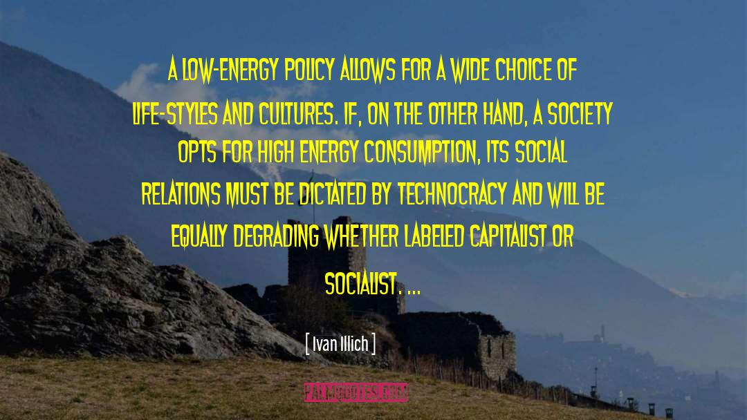 Energy Policy quotes by Ivan Illich