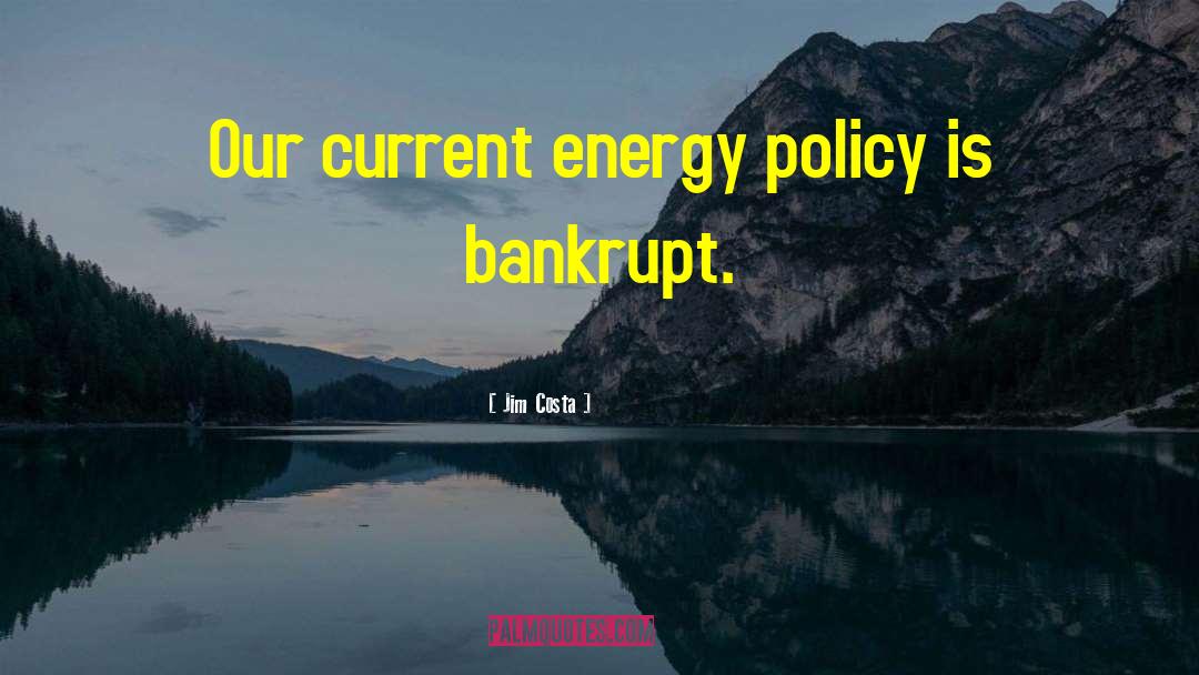 Energy Policy quotes by Jim Costa