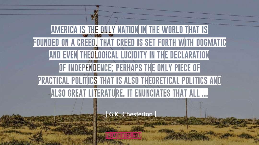 Energy Politics quotes by G.K. Chesterton
