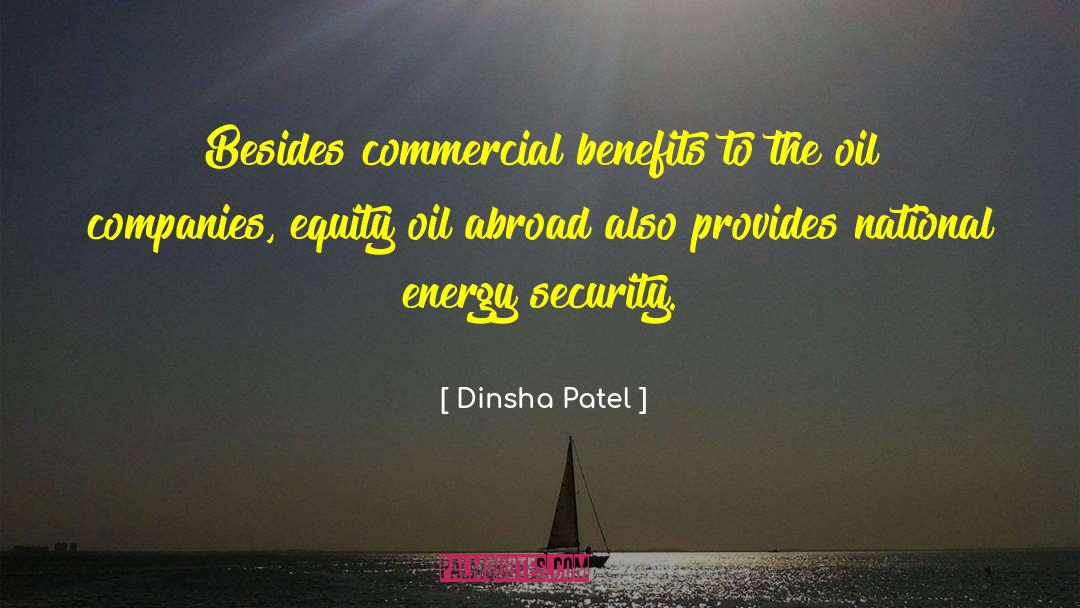 Energy Security quotes by Dinsha Patel