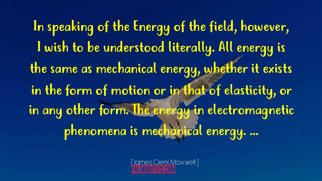 Energy Tariff quotes by James Clerk Maxwell