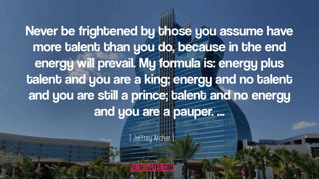 Energy Tariff quotes by Jeffrey Archer