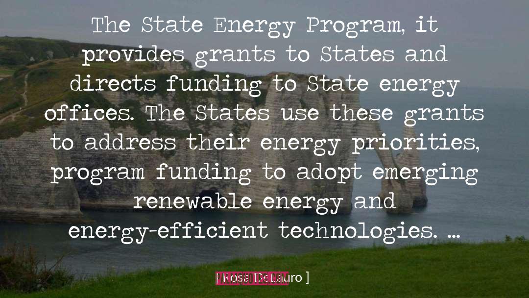 Energy Tariff quotes by Rosa DeLauro