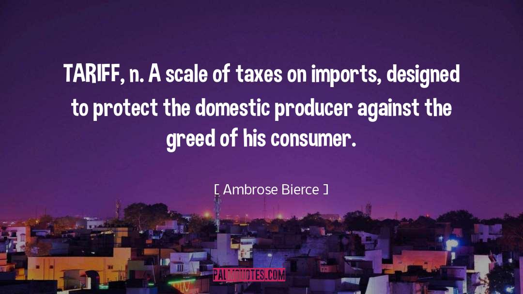 Energy Tariff quotes by Ambrose Bierce