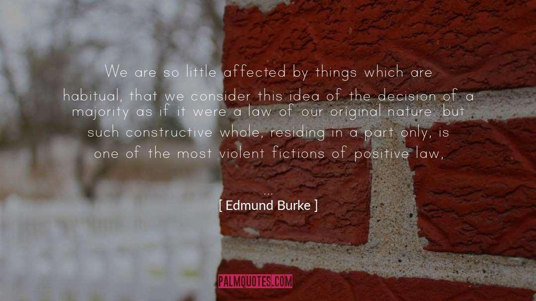 Enforce quotes by Edmund Burke