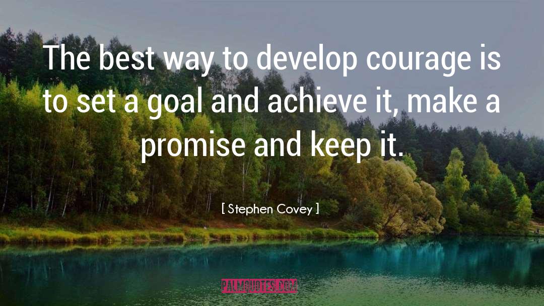 Enforceable Promise quotes by Stephen Covey