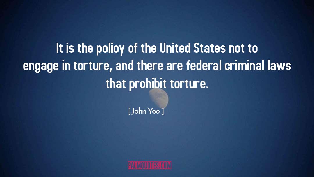 Engage quotes by John Yoo