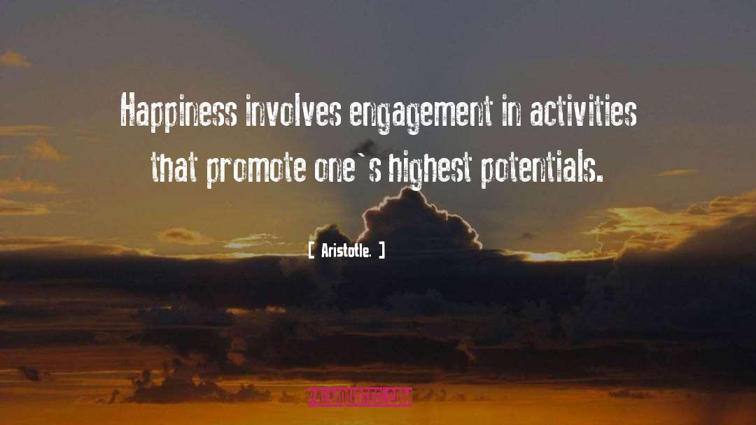 Engagement quotes by Aristotle.