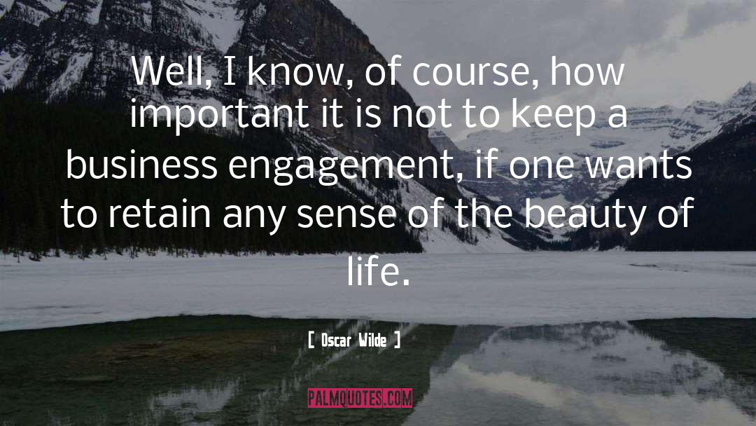 Engagement quotes by Oscar Wilde