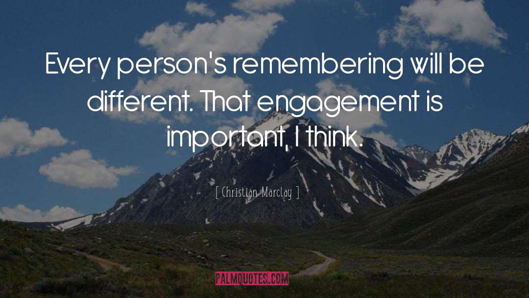 Engagement quotes by Christian Marclay