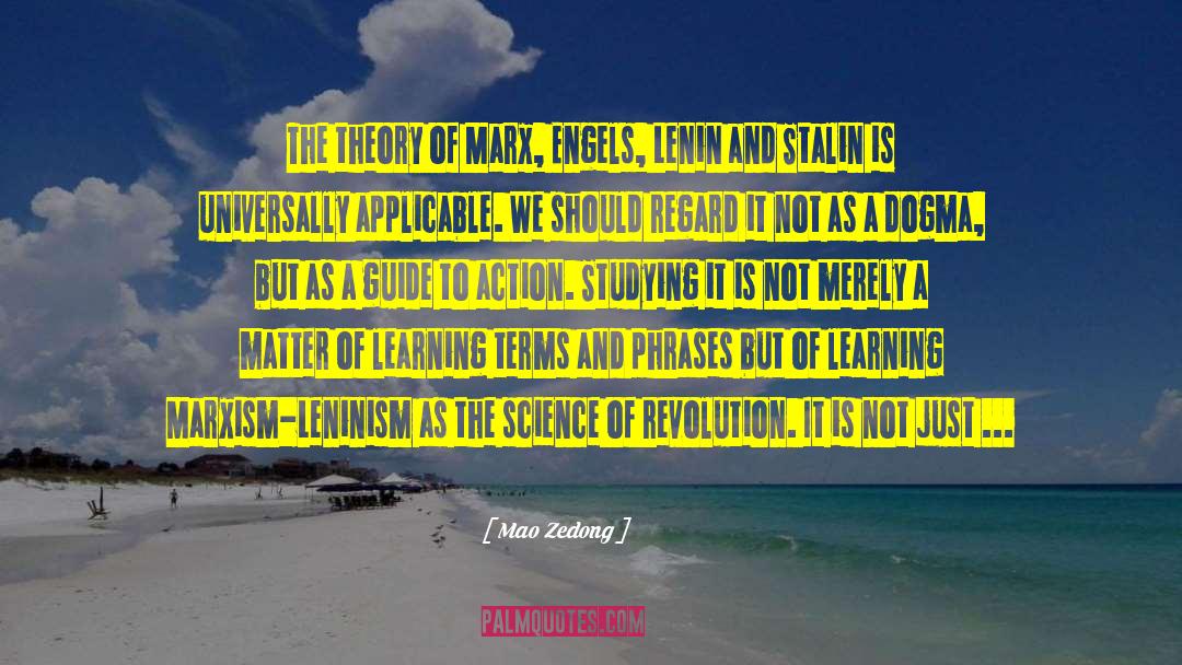 Engels quotes by Mao Zedong