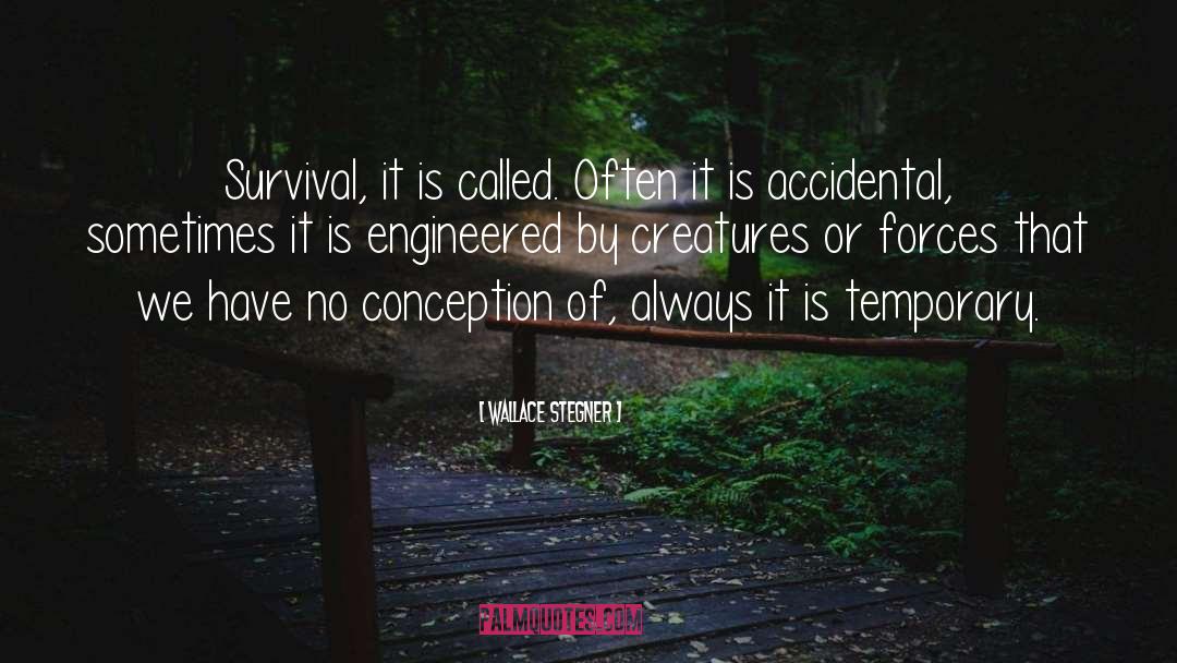 Engineered quotes by Wallace Stegner