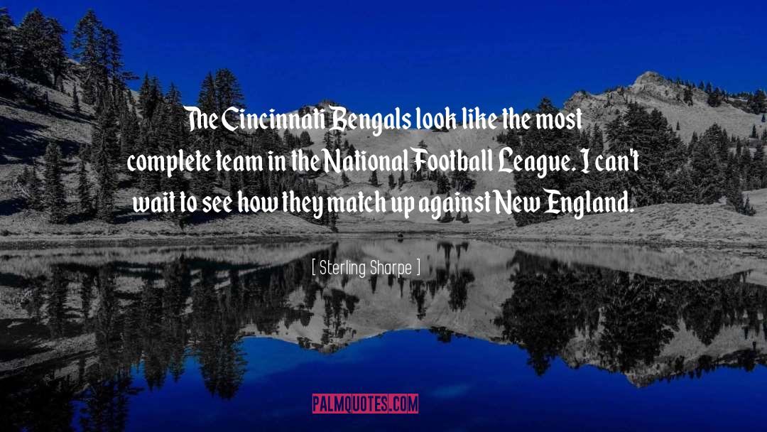 England Football Team quotes by Sterling Sharpe