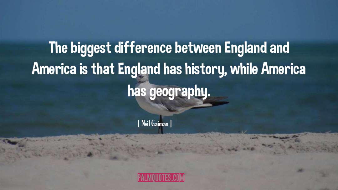England quotes by Neil Gaiman
