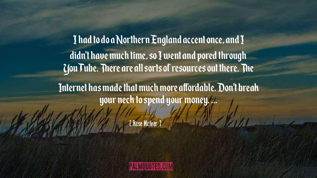 England quotes by Rose McIver