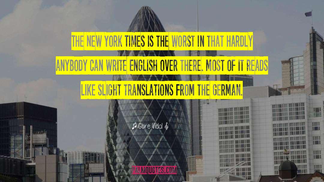 English Class quotes by Gore Vidal