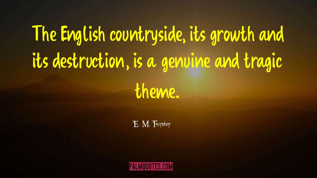 English Countryside quotes by E. M. Forster