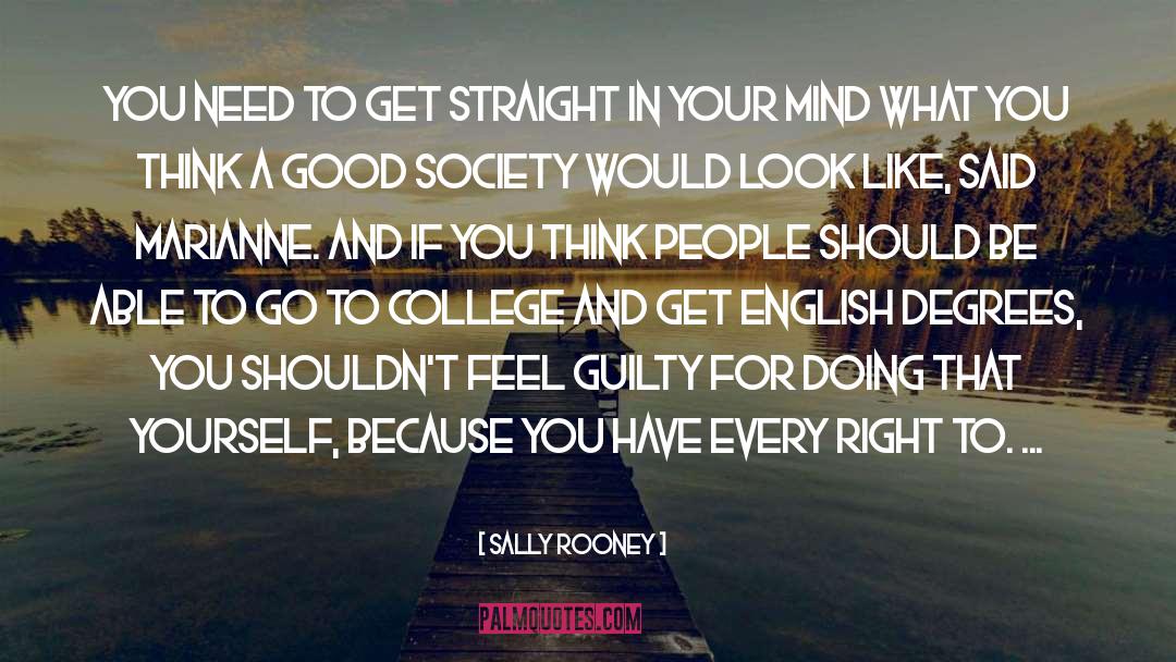 English Degrees quotes by Sally Rooney