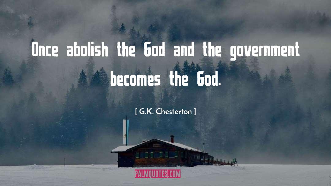 English Government quotes by G.K. Chesterton