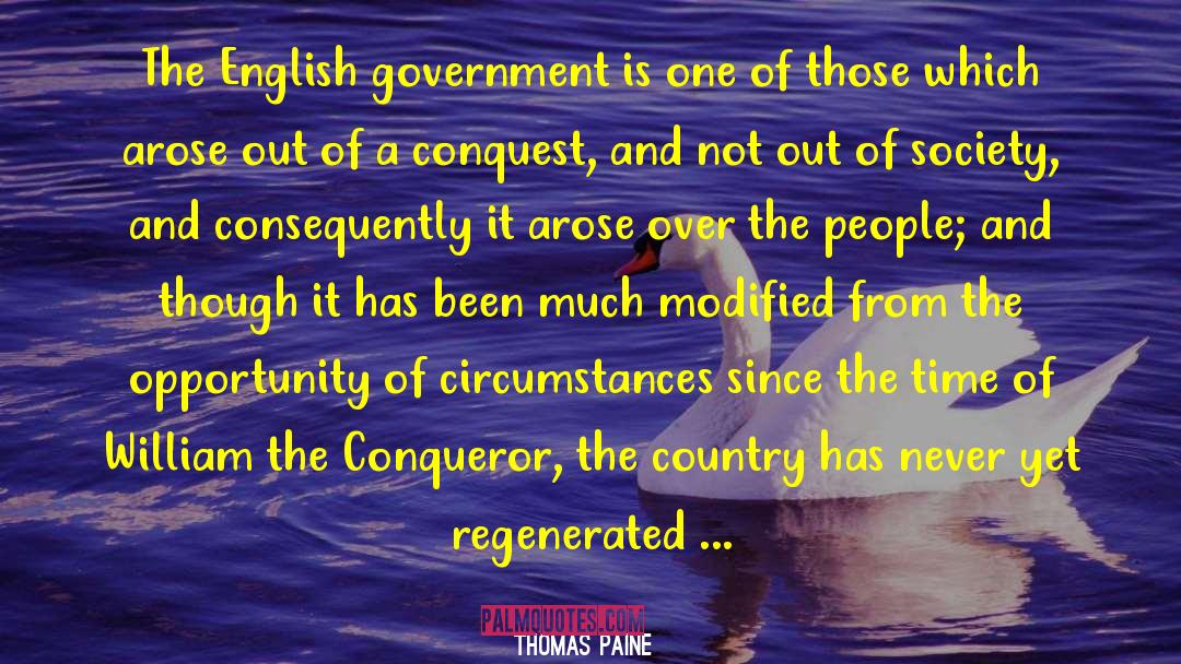English Government quotes by Thomas Paine