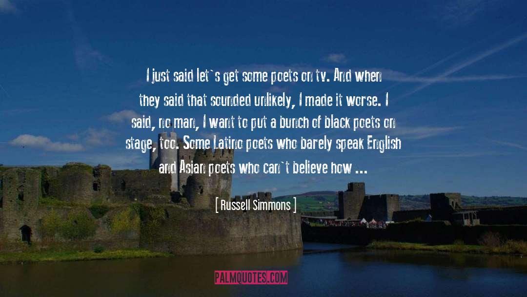 English Grammar quotes by Russell Simmons