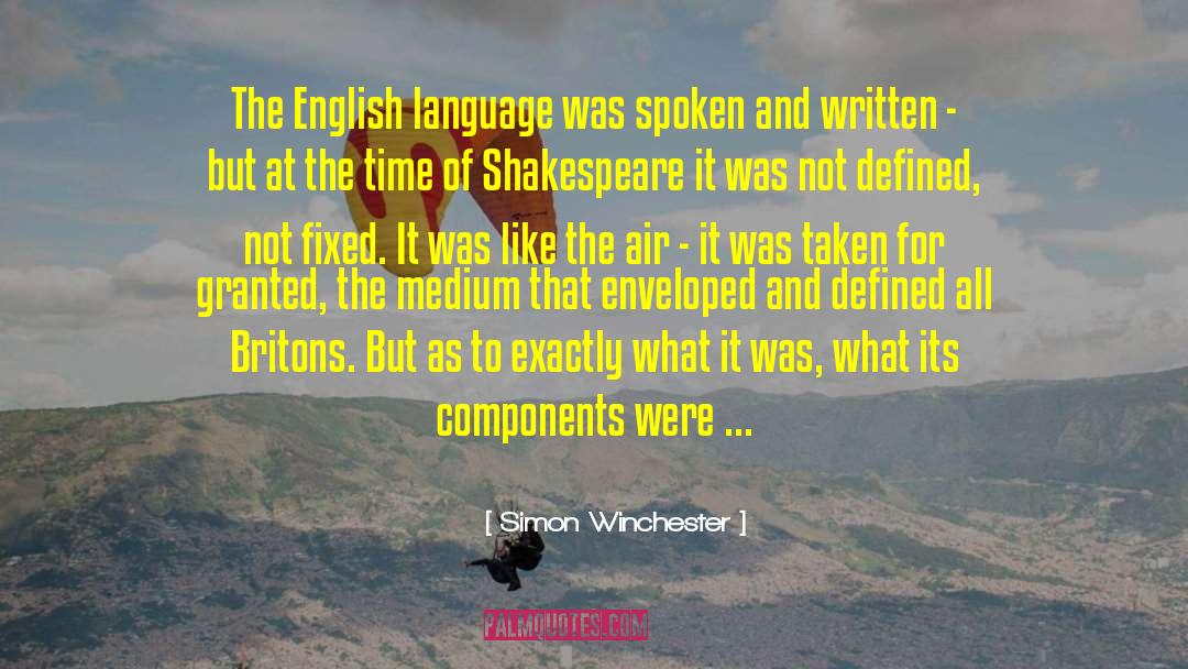 English Language Imperialism quotes by Simon Winchester