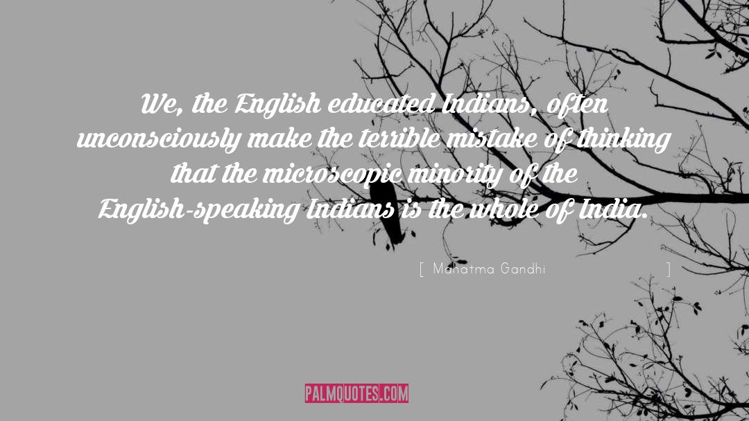 English Language Purity quotes by Mahatma Gandhi