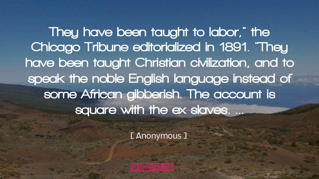 English Language quotes by Anonymous