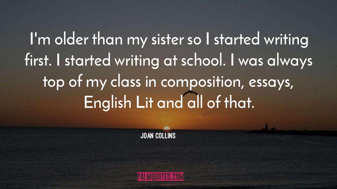 English Lit quotes by Joan Collins