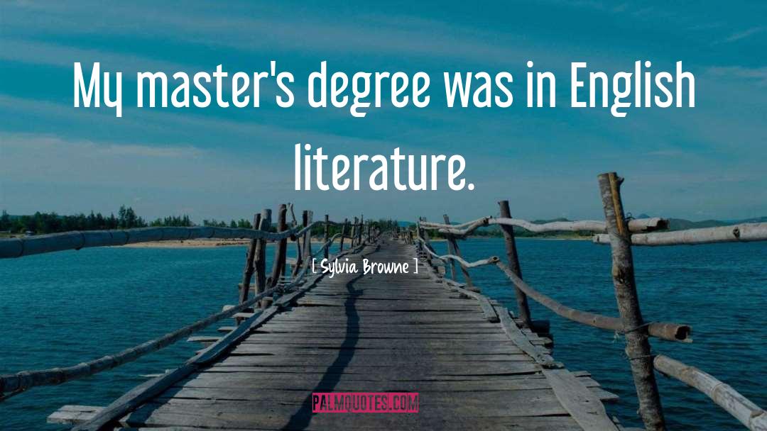 English Literature quotes by Sylvia Browne