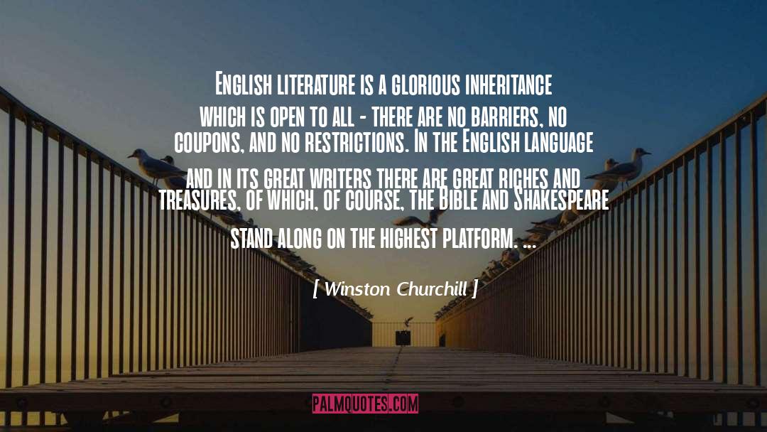 English Literature quotes by Winston Churchill