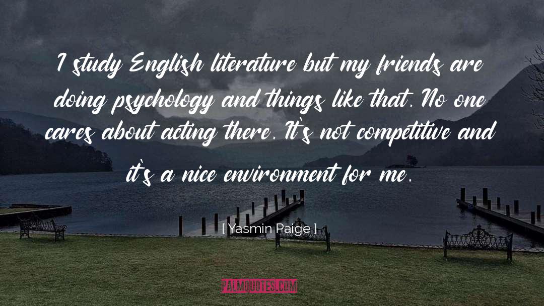 English Literature quotes by Yasmin Paige