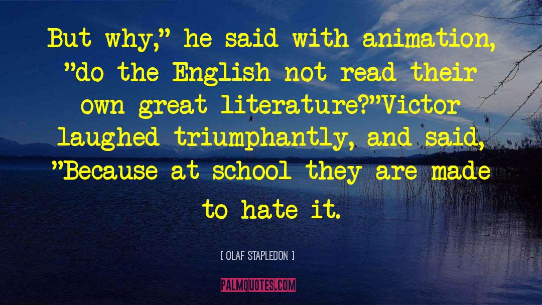 English Literature quotes by Olaf Stapledon