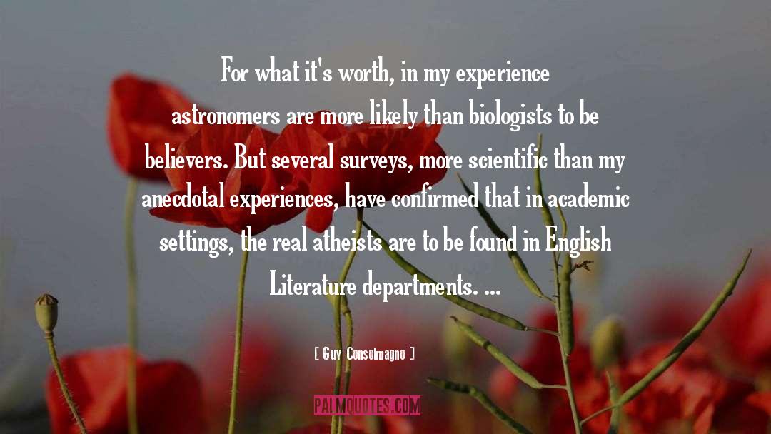 English Literature quotes by Guy Consolmagno