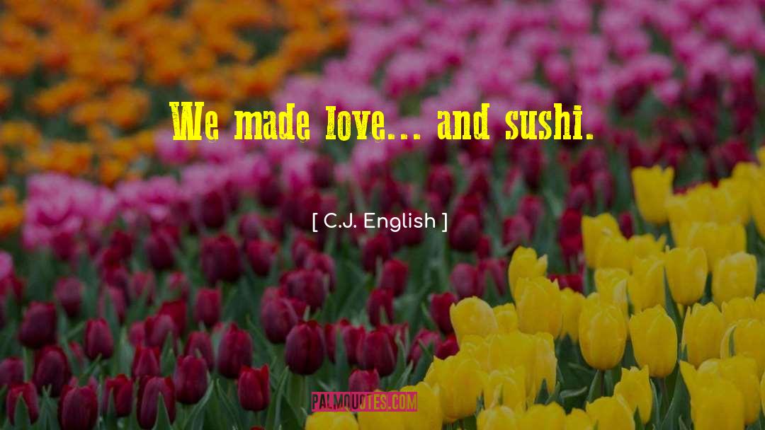 English Love Joke quotes by C.J. English