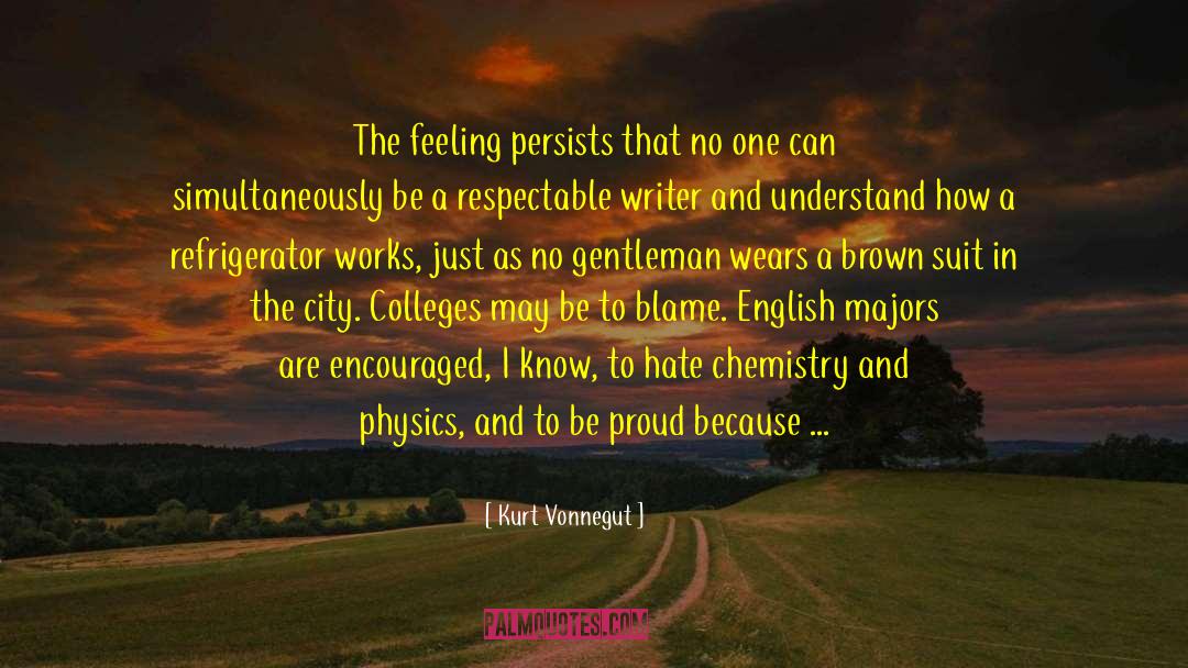English Majors quotes by Kurt Vonnegut